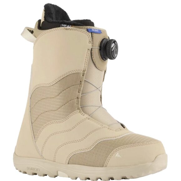 NEW 2023 Burton Mint Wide Boa Snowboard Boots!  Size 5.5 (Euro 36)  Safari Tan - Picture 1 of 5